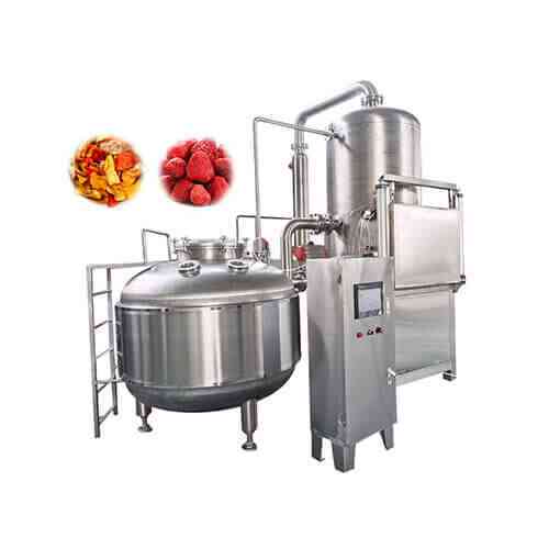 fruits vacuum frying machine
